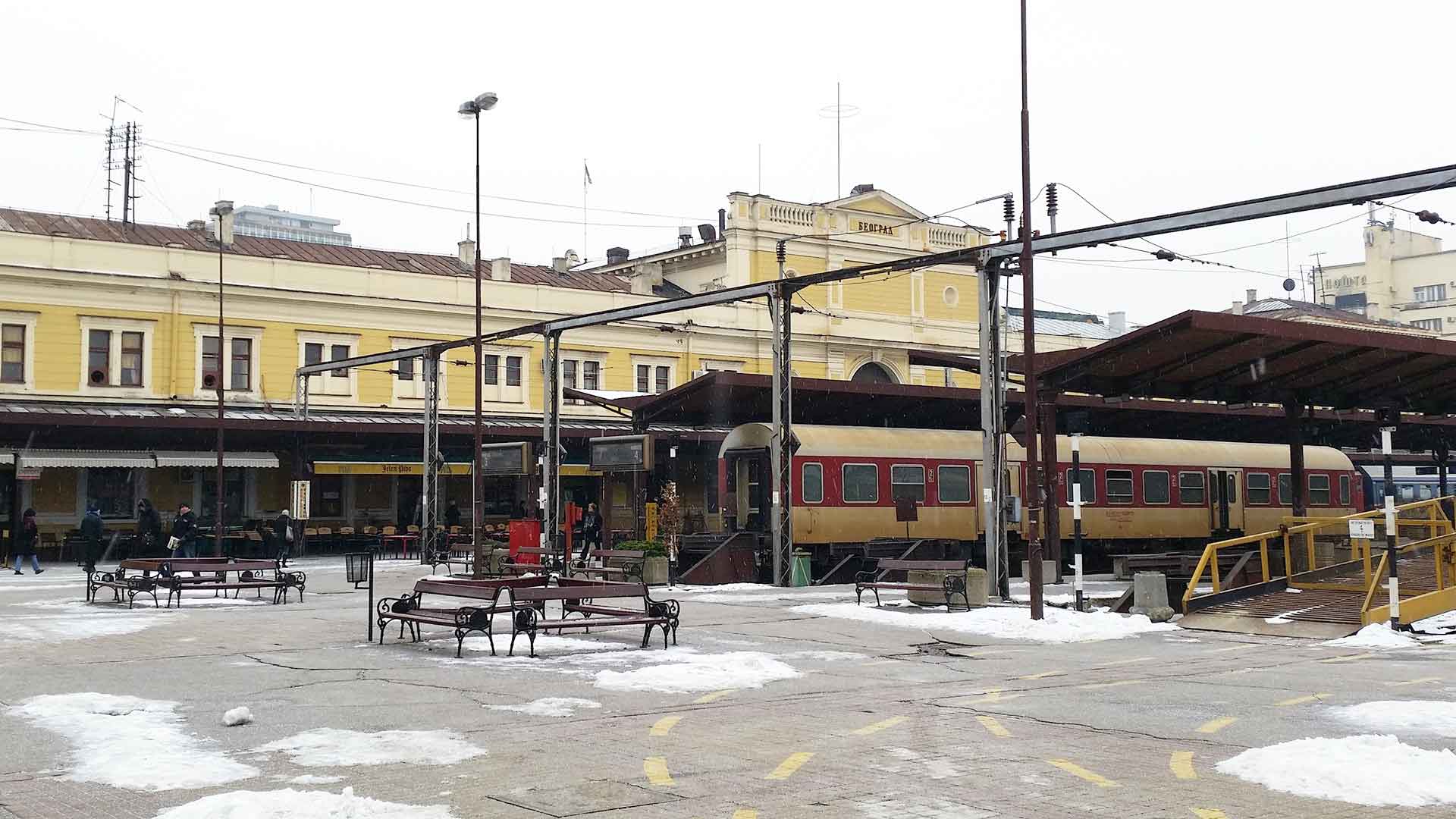Hauptbahnhof Belgrad Serbien