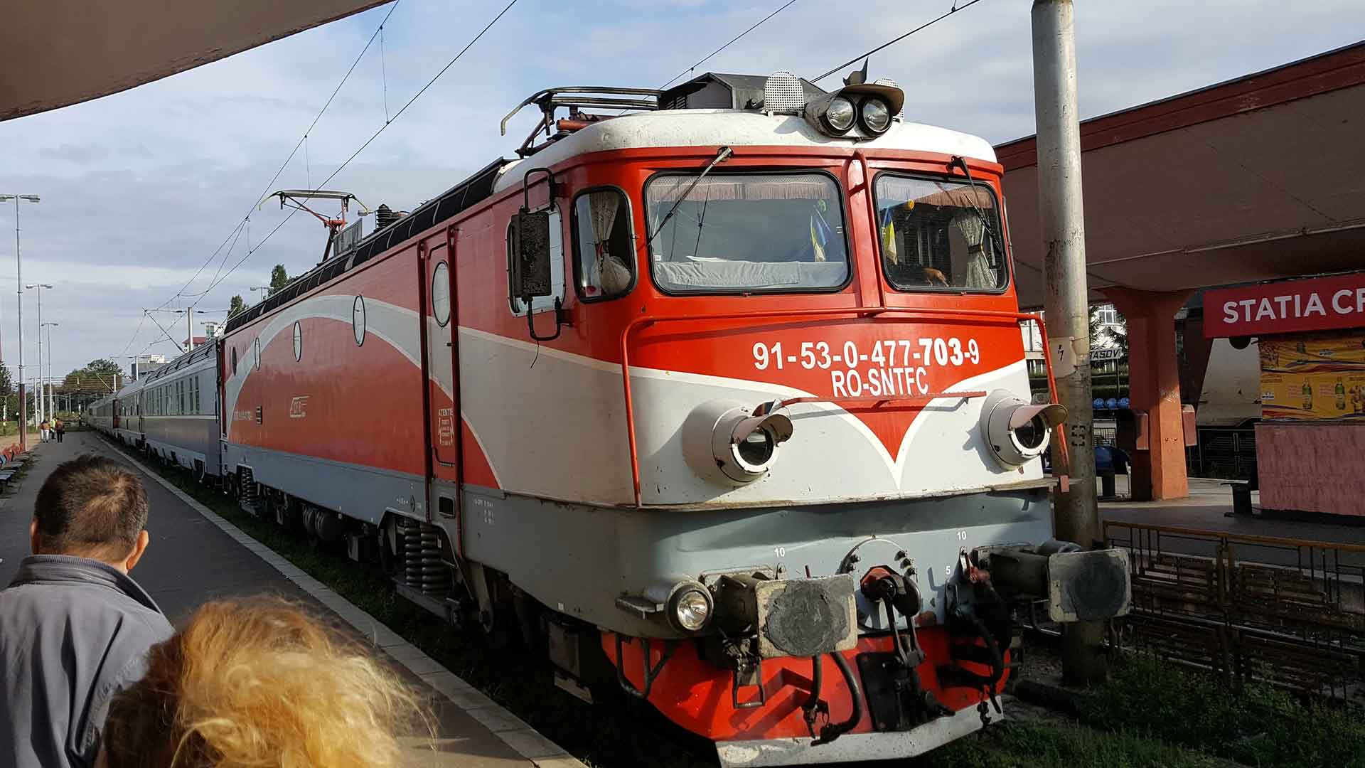 Lokomotive der CFR Bahnhof Braov